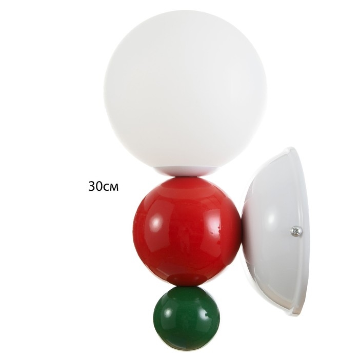 Светильник Светильник "Луиджи" LED 7Вт 3000-6000К белый-красный-зеленый 12х25 см