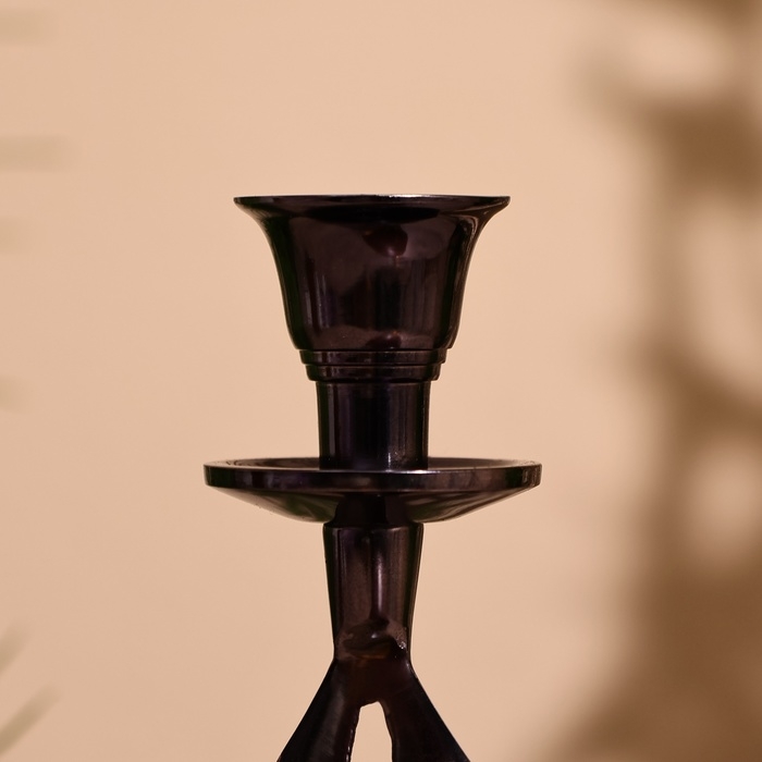 Подсвечник с колокольчиком "Ёлочка" 20 см, металл