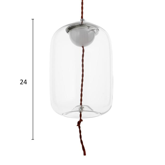 Светильник BayerLux 85506/1 LED 5Вт хром-прозрачный 18х18х23-123 см