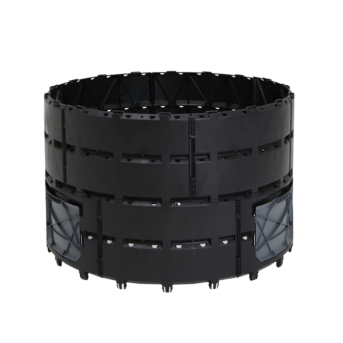 Компостер пластиковый, 800 л, 78 &times; 108 &times; 108 см, чёрный