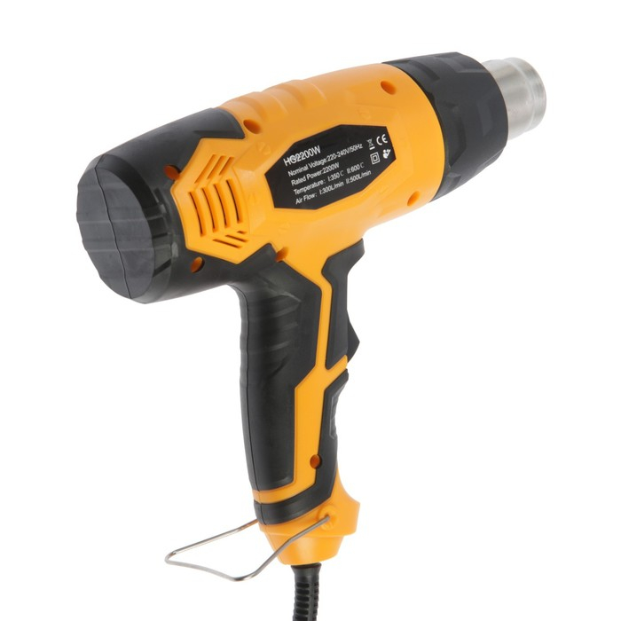 Фен технический DEKO HG2200W, 2200 Вт, 300/500 л/мин, 350/600 °С, 3 насадки Фен технический DEKO HG2200W, 2200 Вт, 300/500 л/мин, 350/600 °С, 3 насадки