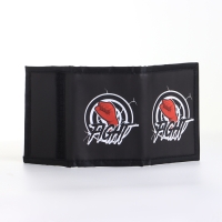 Кошелёк детский на липучке «Выбражулька», цвет чёрный Кошелёк детский на липучке «Выбражулька», цвет чёрный