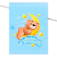 Папка для свидетельства о рождении «Мои первые документы», А4. Папка для свидетельства о рождении «Мои первые документы», А4.