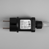 Гирлянда &laquo;Нить&raquo; 100 м роса, IP44, серебристая нить, 1000 LED, свечение мульти, 18 В