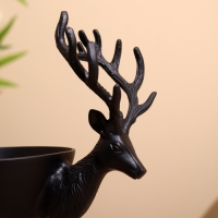 Ваза "Олени" алюминий 30х14,5х24 см Ваза "Олени" алюминий 30х14,5х24 см