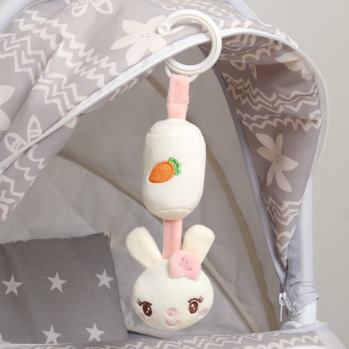 Подвеска - погремушка &laquo;Милая зайка&raquo;, на кроватку, коляску, Крошка Я