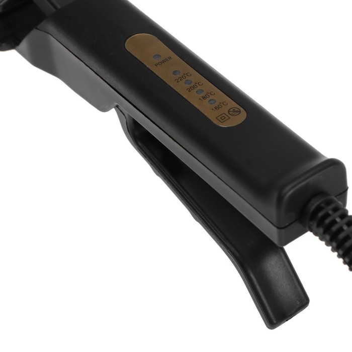 Выпрямитель Luazon LW-38, 60 Вт, керамико-турмалиновое покрытие, до 220&deg;C, чёрный