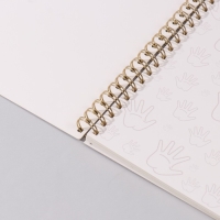 Фотоальбом на спирали 20 листов "Мы семья" объёмный элемент + 4 вкладки 24х24 см