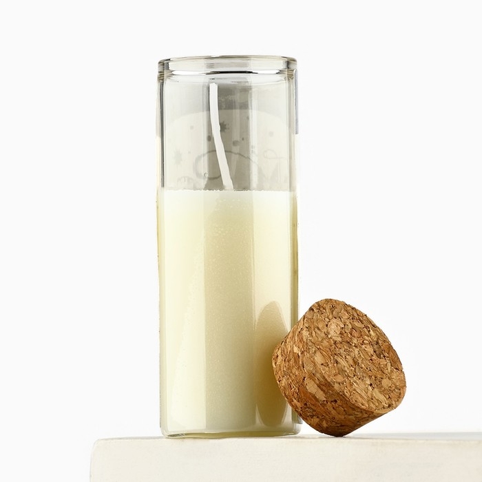 Свеча новогодняя &laquo;Магия момента&raquo;, на Новый год, аромат лаванда, 9 х 3,5 см