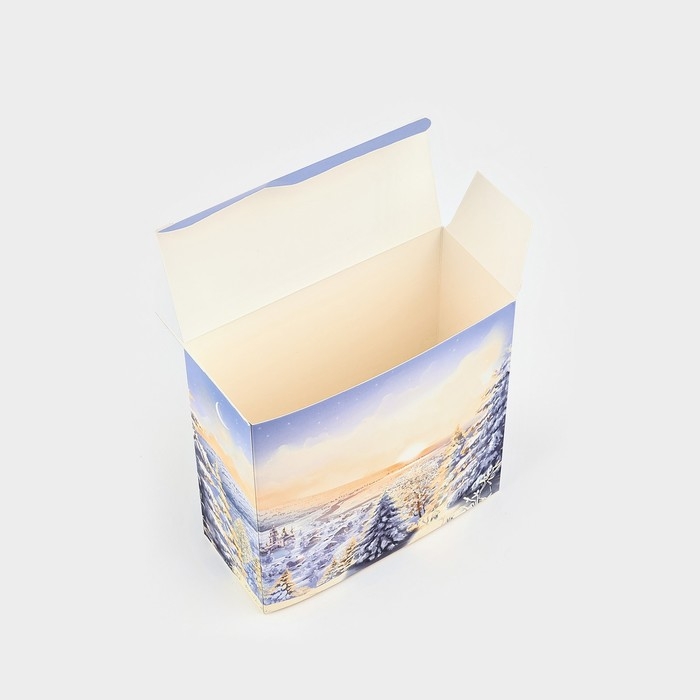 Коробка новогодняя складная &laquo;Зимняя сказка&raquo; 12.3 х 21 х 5.3 см, Новый год