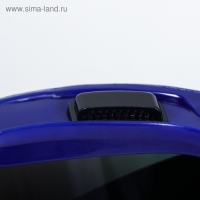 Очки-маска для езды на мототехнике, стекло хамелеон, синие Очки-маска для езды на мототехнике, стекло хамелеон, синие