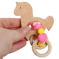 Подарочный набор: Держатель для соски-пустышки и прорезыватель &laquo;Принцесса&raquo;, Mum&Baby