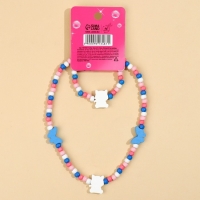 Бижутерия &laquo;Волшебство внутри&raquo; набор для девочек: браслет и бусы, 7 х 9 см