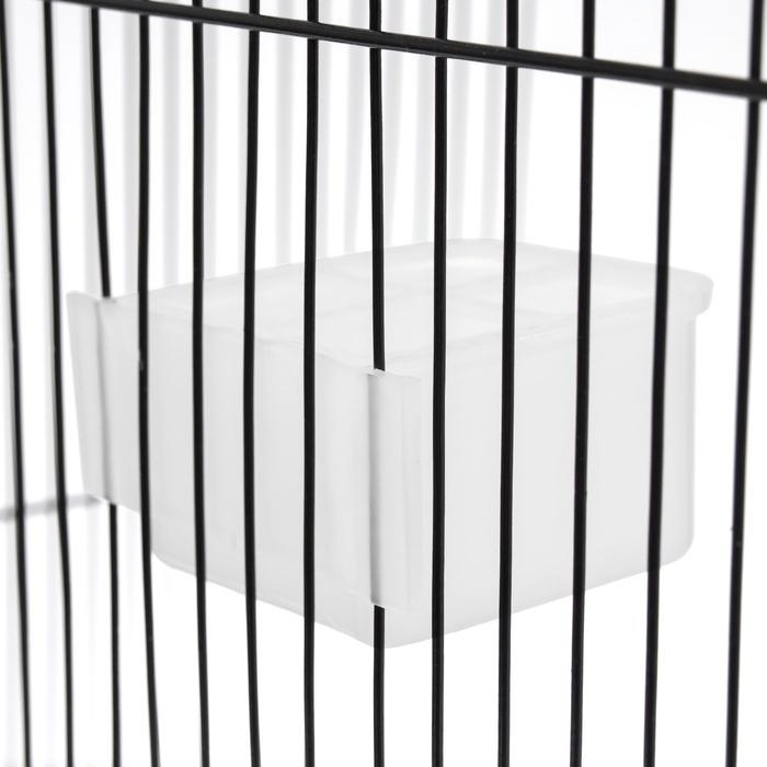 Кормушка для птиц внутренняя матовая с разделителем 9,6 х 8,8 х 5 см