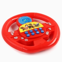 Музыкальный руль &laquo;Щенячий патруль&raquo;, звук, цвет красный