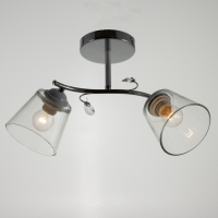 Люстра "Аиша" 2хЕ27 40Вт хром 45х26х27 см BayerLux Люстра "Аиша" 2хЕ27 40Вт хром 45х26х27 см BayerLux