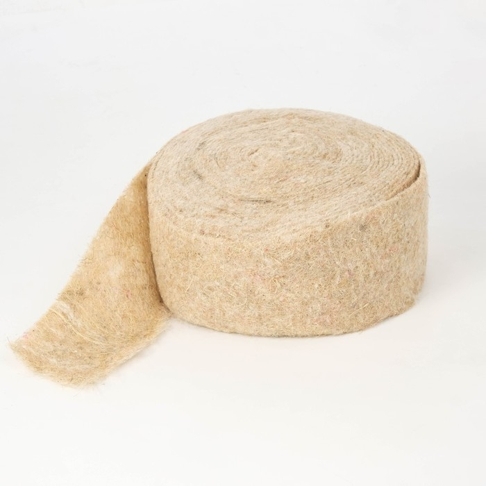 Джут межвенцовый утеплитель (Пряжа техническая) Евроджут 5-6мм* 150мм, (20м) Джут межвенцовый утеплитель (Пряжа техническая) Евроджут 5-6мм* 150мм, (20м)