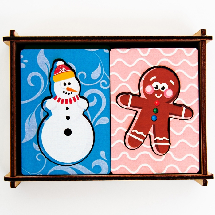 Досочки Сегена &laquo;Зимние&raquo;, 18 элементов