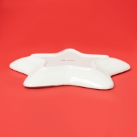 Тарелка новогодняя Доляна &laquo;Имбирные человечки&raquo;, 26,5&times;25,5 см