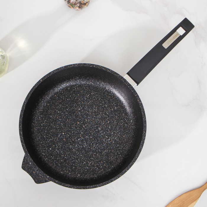 Сковорода &laquo;Гранит Star&raquo;, d=26 см, пластиковая ручка, антипригарное покрытие, тёмно-синий