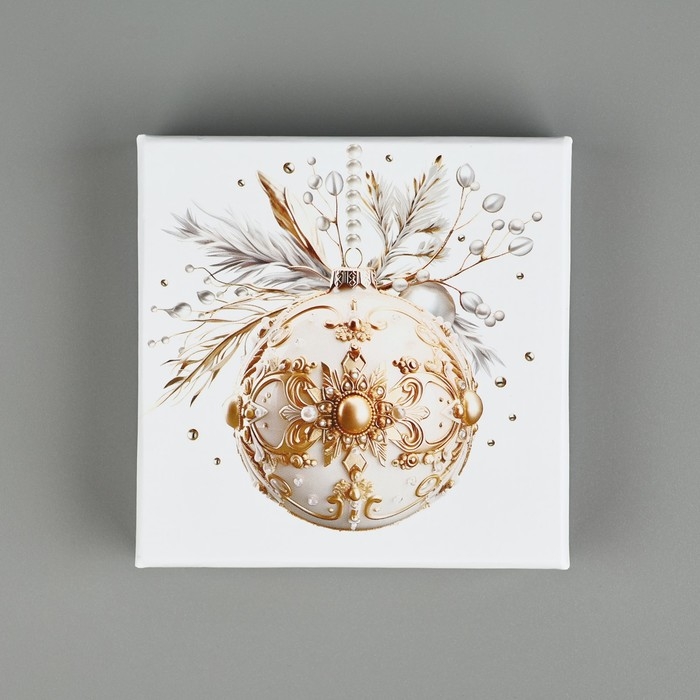 Набор подарочных коробок 10 в 1 «Белая роскошь», 10.2 х 10.2 х 6–28.2 х 28.2 х 15 см, Новый год Набор подарочных коробок 10 в 1 «Белая роскошь», 10.2 х 10.2 х 6–28.2 х 28.2 х 15 см, Новый год