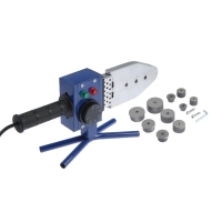 Аппарат для сварки пластиковых труб ТУНДРА, 1000 Вт, комплект насадок 20-50 мм, 50-300&deg;