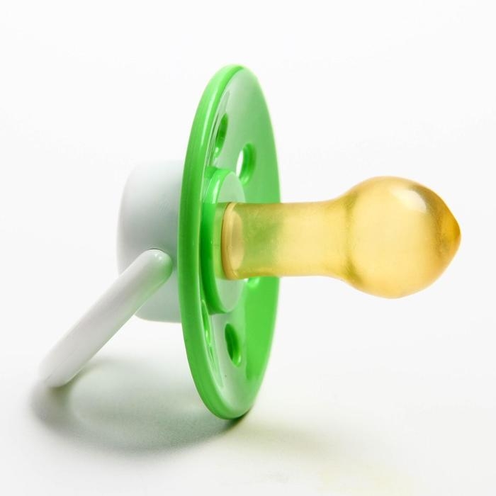 Соска - пустышка латексная классическая &laquo;Чудо&raquo;, от 0 мес., цвета МИКС