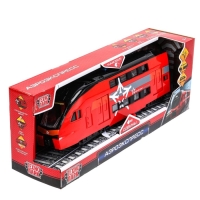 Модель локомотива поезда «Аэроэкспресс», свет, звук, 30 см, инерция Модель локомотива поезда «Аэроэкспресс», свет, звук, 30 см, инерция