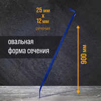 Лом-гвоздодер ТУНДРА, усиленный, 65 сталь, 900 х 25 х 12 мм Лом-гвоздодер ТУНДРА, усиленный, 65 сталь, 900 х 25 х 12 мм