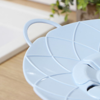 Крышка-невыкипайка силиконовая Доляна &laquo;Актеон&raquo;, d=26 см, цвет голубой