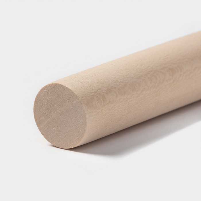 Скалка Доляна, дерево, 28 см