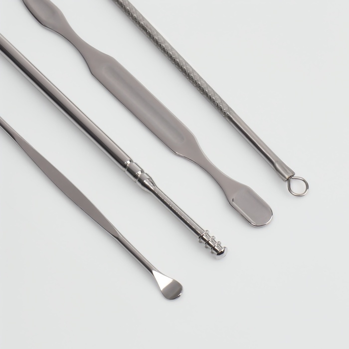 Набор маникюрный &laquo;Люси&raquo;, 10 предметов, кожзам-чехол, цвет коричневый