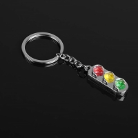 Брелок для ключей Cartage, металл, светофор Брелок для ключей Cartage, металл, светофор