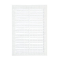 Решетка вентиляционная "КосмоВент" Л170, 170 х 240 мм, с сеткой, неразъемная