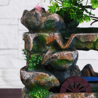 Фонтан "Летний сад" 16х30 см (с подсветкой, без шарика)