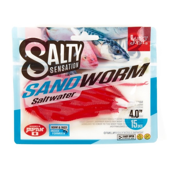 Черви съедобные искусственные LJ Salty Sensation SANDWORM 4.0in (10.16)/F40 15шт. Черви съедобные искусственные LJ Salty Sensation SANDWORM 4.0in (10.16)/F40 15шт.