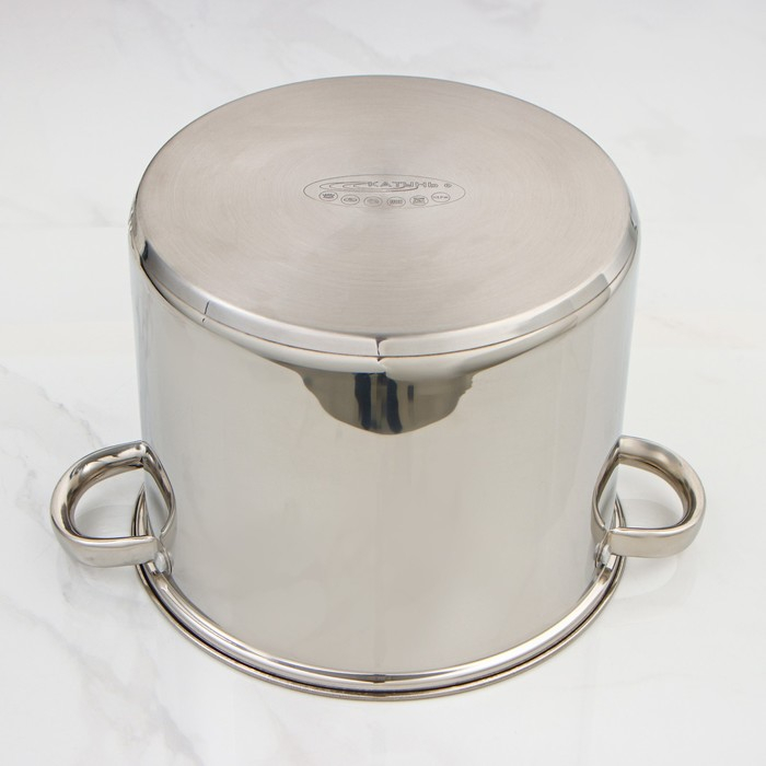 Кастрюля &laquo;Гретта&raquo;, d=24 см, 9 л, капсульное дно, индукция