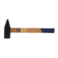 Молоток слесарный ТУНДРА, квадратный боек, деревянная рукоятка, 2000 г