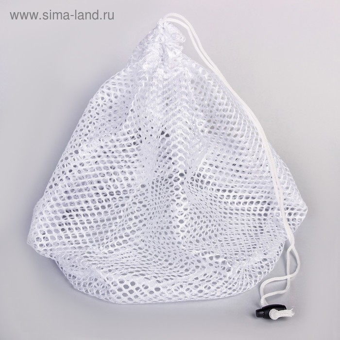 Мешок для стирки белья Доляна, 30&times;40 см, крупная сетка, белый