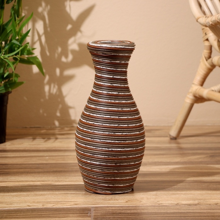 Ваза плетёная, напольная 17х17х35 см (+/- 3см) Ваза плетёная, напольная 17х17х35 см (+/- 3см)