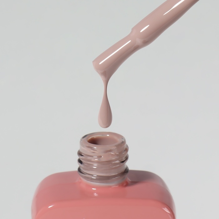 Гель лак для ногтей &laquo;SIMPLE&raquo;, 3-х фазный, 10 мл, LED/UV, цвет коричневый (101)