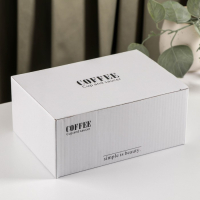 Чайная пара керамическая &laquo;Котик&raquo;, 3 предмета: чашка 200 мл, блюдце 18,5&times;13,5 см, ложка