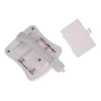 Светильник для туалета с датчиком движ., RGB, 3 Вт, IP68,  от бат. 3*AAA, белый