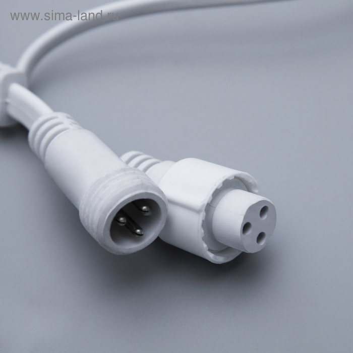 Гирлянда &laquo;Занавес&raquo; 2 &times; 3 м, IP44, УМС, белая нить, 760 SMD-LED, свечение белое, 220 В