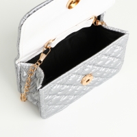 Сумка детская для девочки на молнии «Выбражулька», цвет серебряный Сумка детская для девочки на молнии «Выбражулька», цвет серебряный