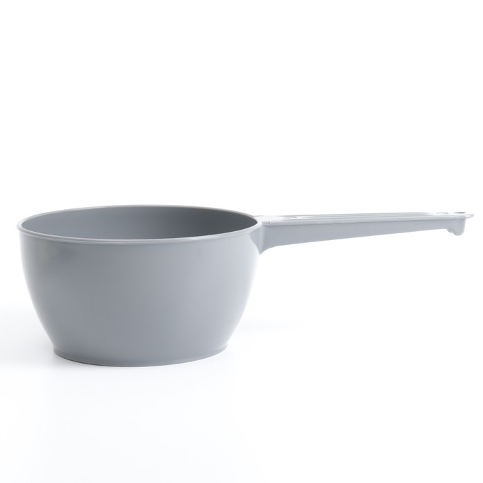 Ковш пластиковый для купания и мытья головы, детский банный ковшик, 1л., цвет серый Ковш пластиковый для купания и мытья головы, детский банный ковшик, 1л., цвет серый