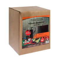 Коптильня холодного копчения "Дым Дымыч" 01М, дымогенератор, 32 л, коричневая