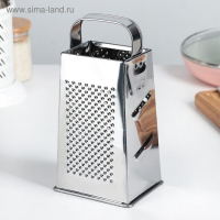 Тёрка «Сталь», 4 грани, из нержавеющей стали, 9×12×21 см Тёрка «Сталь», 4 грани, из нержавеющей стали, 9×12×21 см