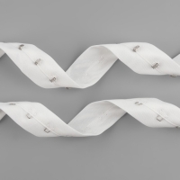 Тесьма с крючками, 27 мм × 45 ± 1 м, цвет белый Тесьма с крючками, 27 мм × 45 ± 1 м, цвет белый