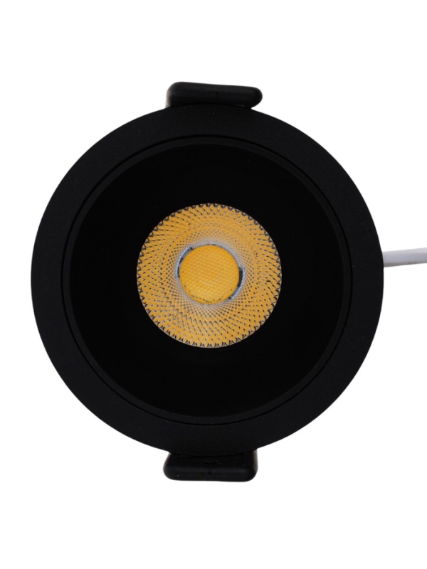 Светильник светодиодный встраиваемый, 6Вт, 4000К, с драйвером, D65, черный